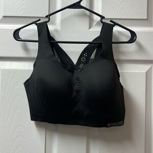 Black high impact sports bra